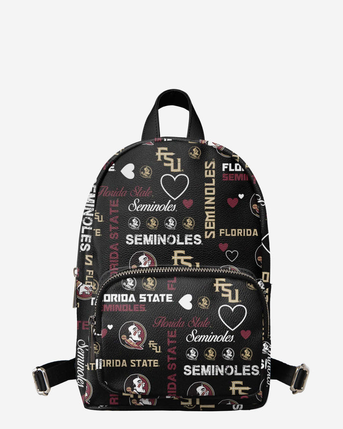 Florida State Seminoles Logo Love Mini Backpack FOCO - FOCO.com
