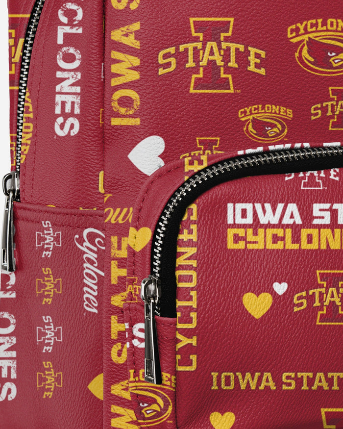 Iowa State Cyclones Logo Love Mini Backpack FOCO - FOCO.com
