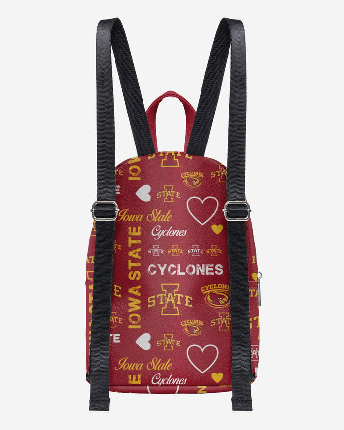 Iowa State Cyclones Logo Love Mini Backpack FOCO - FOCO.com