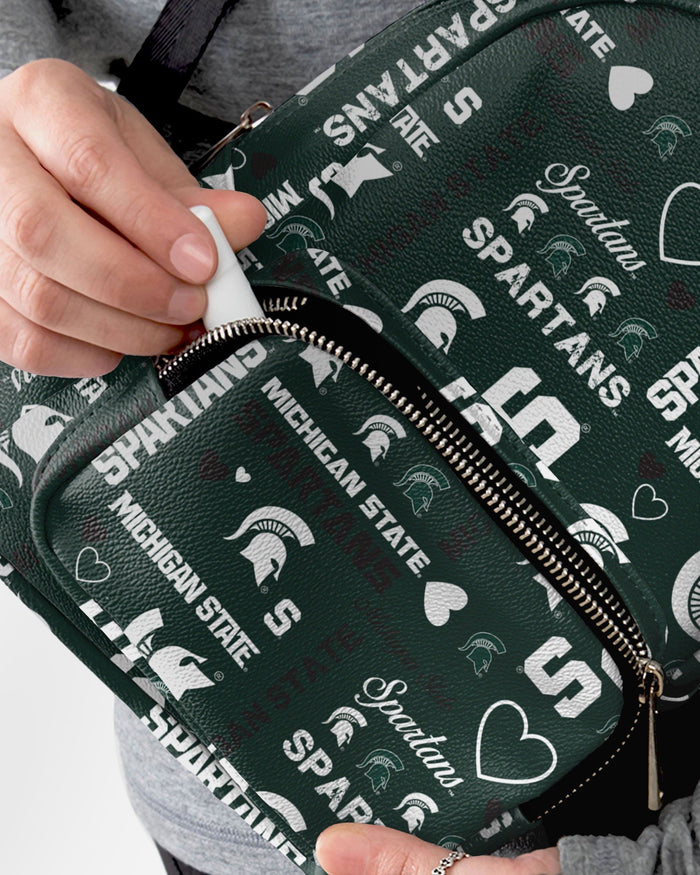 Michigan State Spartans Logo Love Mini Backpack FOCO - FOCO.com