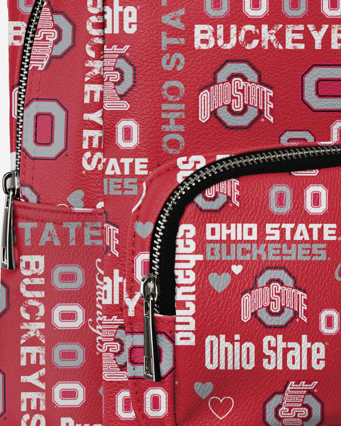 Ohio State Buckeyes Logo Love Mini Backpack FOCO - FOCO.com