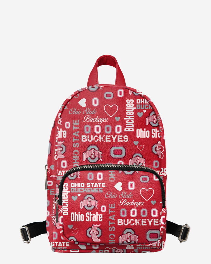 Ohio State Buckeyes Logo Love Mini Backpack FOCO - FOCO.com