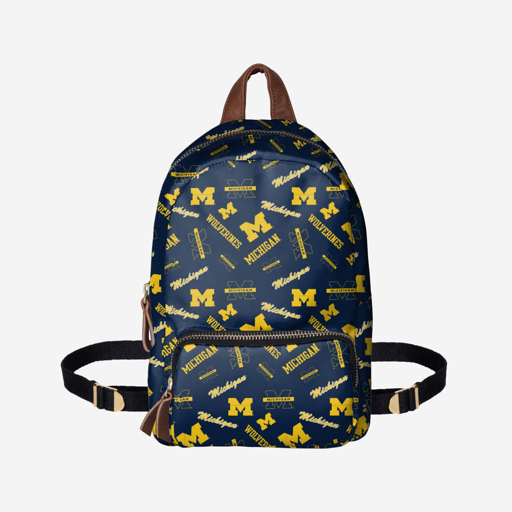 Michigan Wolverines Printed Collection Mini Backpack FOCO - FOCO.com