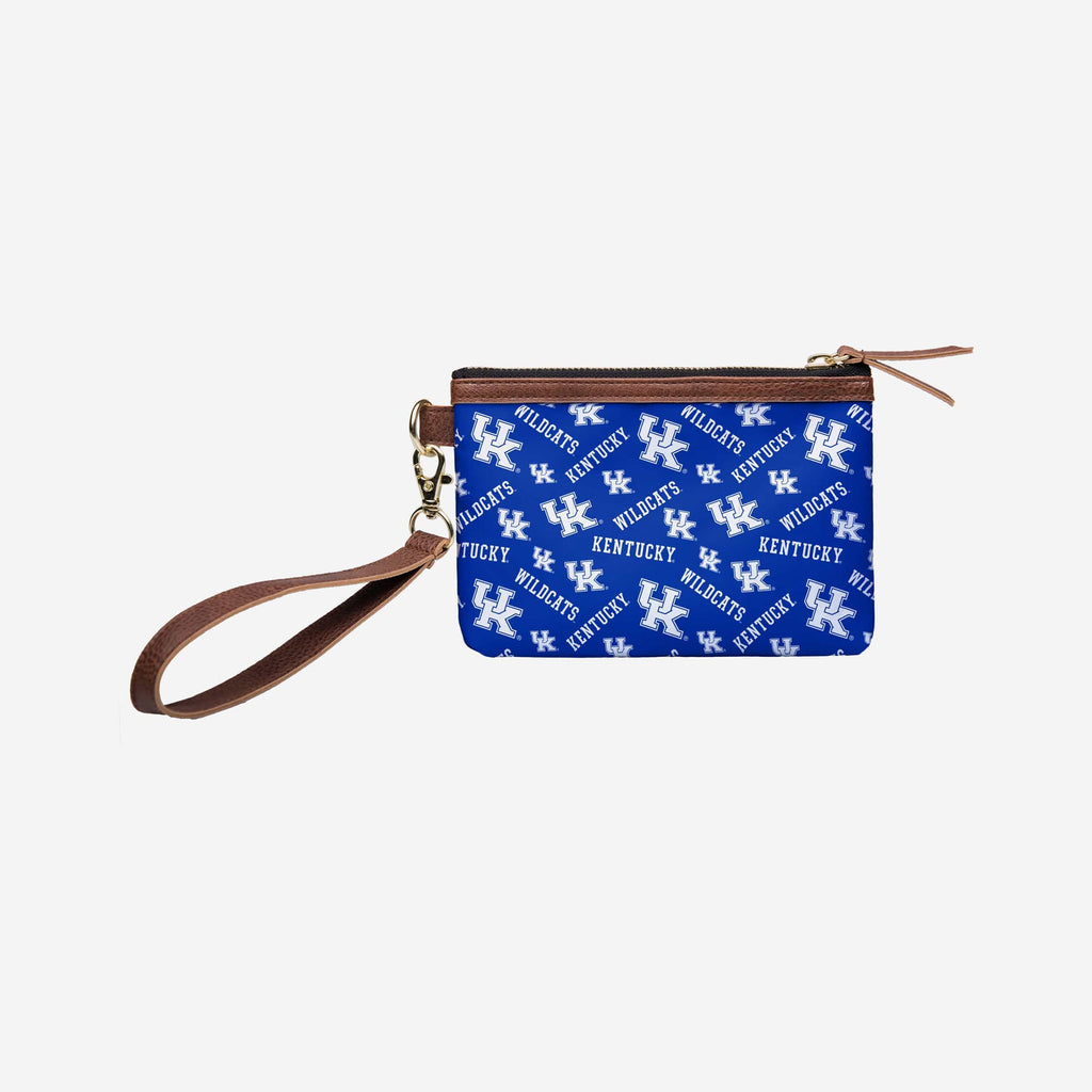 Kentucky Wildcats Printed Collection Repeat Logo Wristlet FOCO - FOCO.com