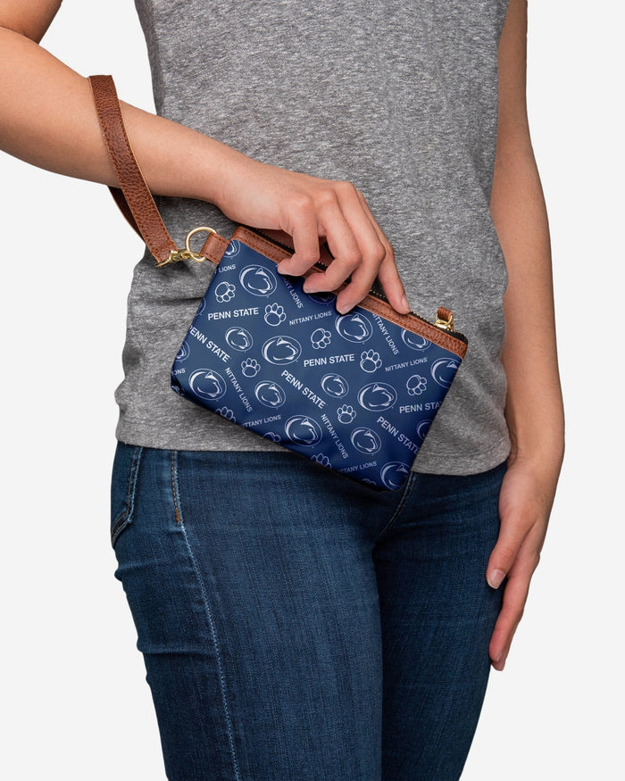 Penn State Nittany Lions Printed Collection Repeat Logo Wristlet FOCO - FOCO.com