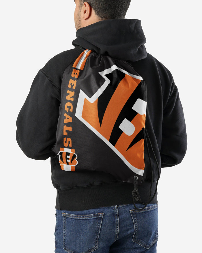 Cincinnati Bengals Big Logo Drawstring Backpack FOCO - FOCO.com