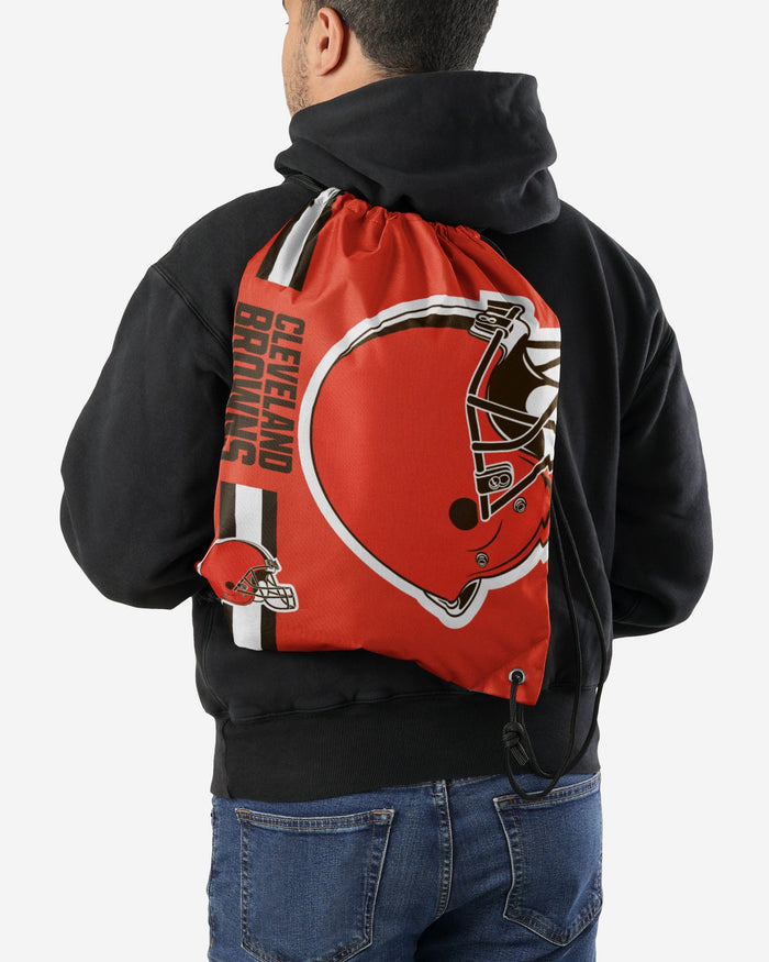 Cleveland Browns Big Logo Drawstring Backpack FOCO - FOCO.com