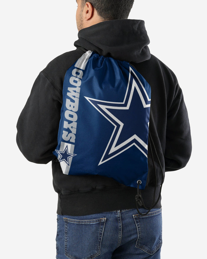 Dallas Cowboys Big Logo Drawstring Backpack FOCO - FOCO.com