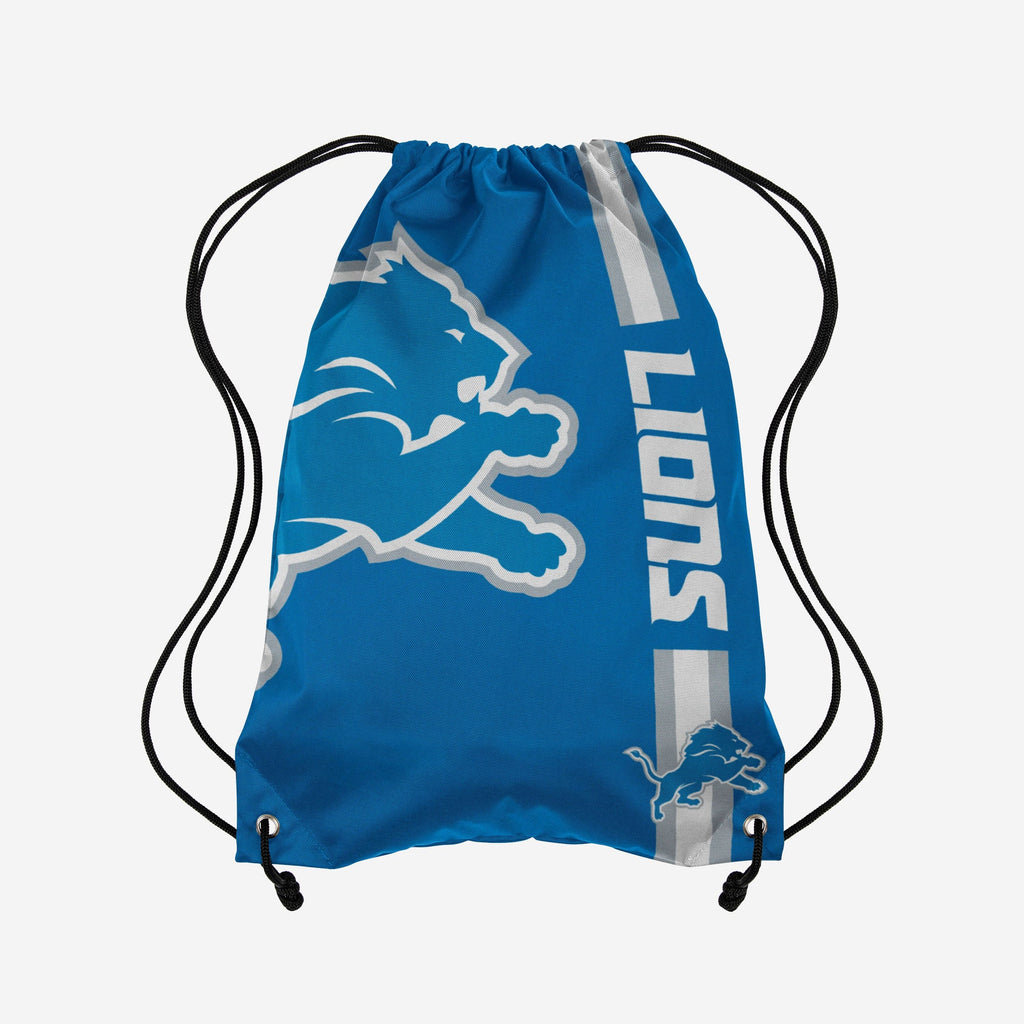 Detroit Lions Big Logo Drawstring Backpack FOCO - FOCO.com