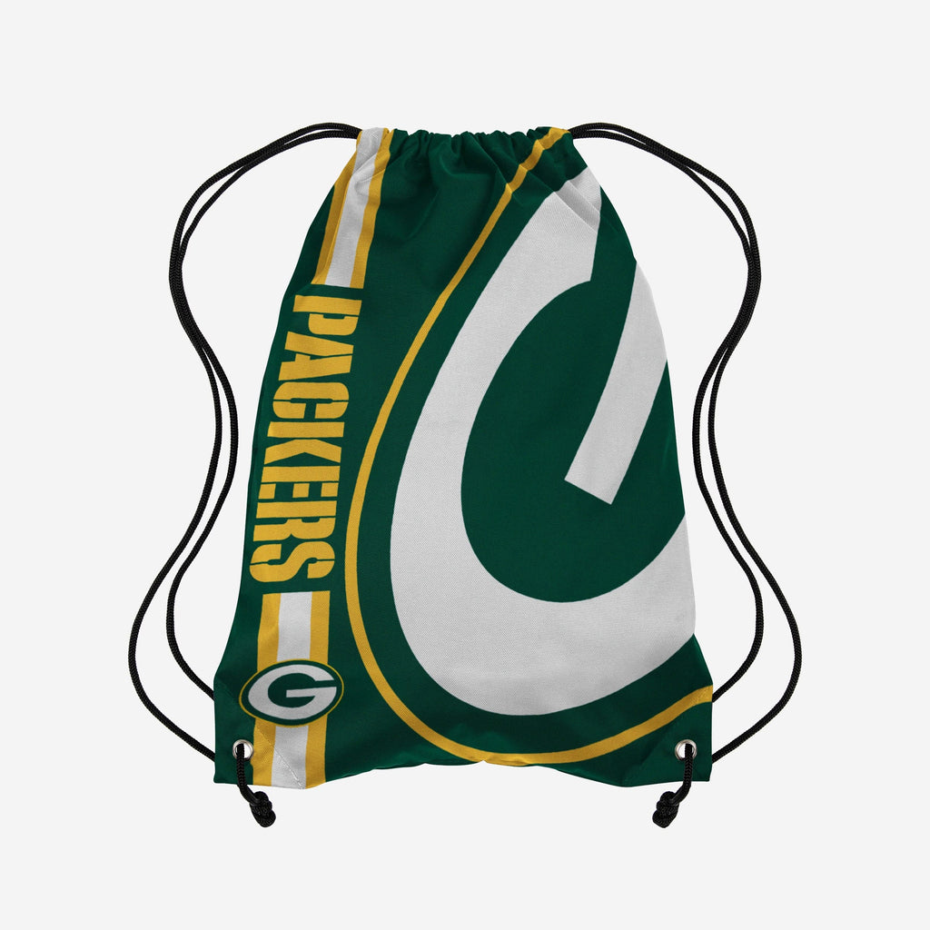 Green Bay Packers Big Logo Drawstring Backpack FOCO - FOCO.com