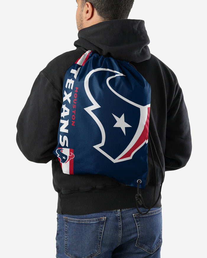 Houston Texans Big Logo Drawstring Backpack FOCO - FOCO.com