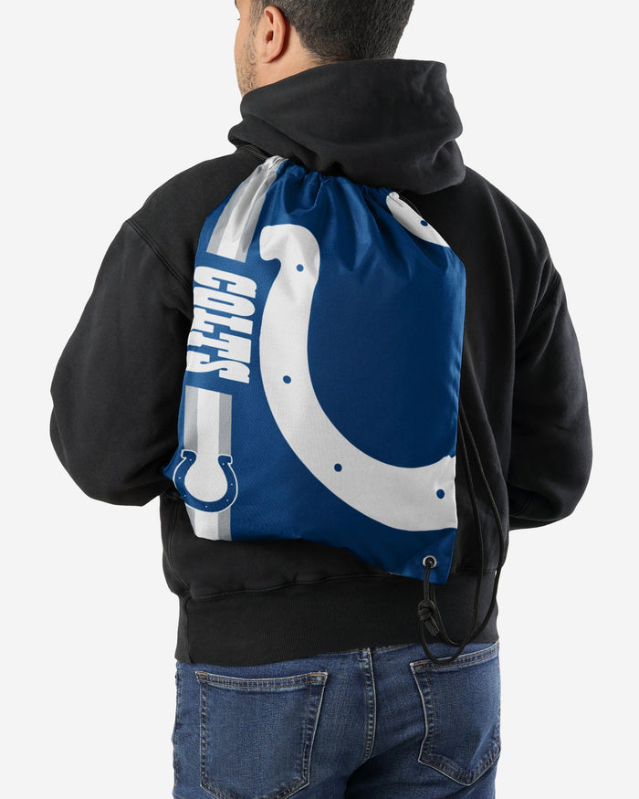 Indianapolis Colts Big Logo Drawstring Backpack FOCO - FOCO.com