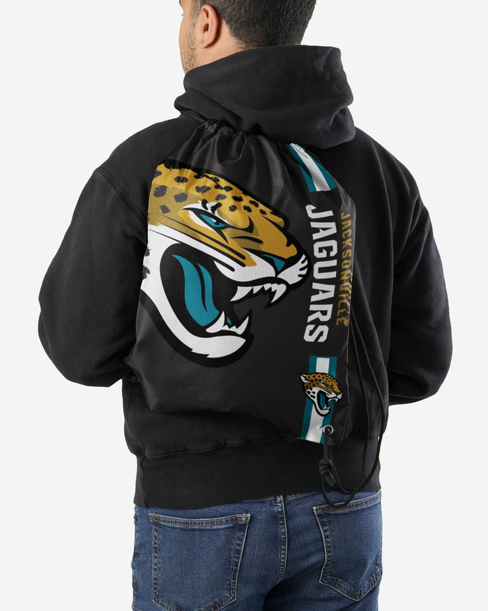 Jacksonville Jaguars Big Logo Drawstring Backpack FOCO - FOCO.com