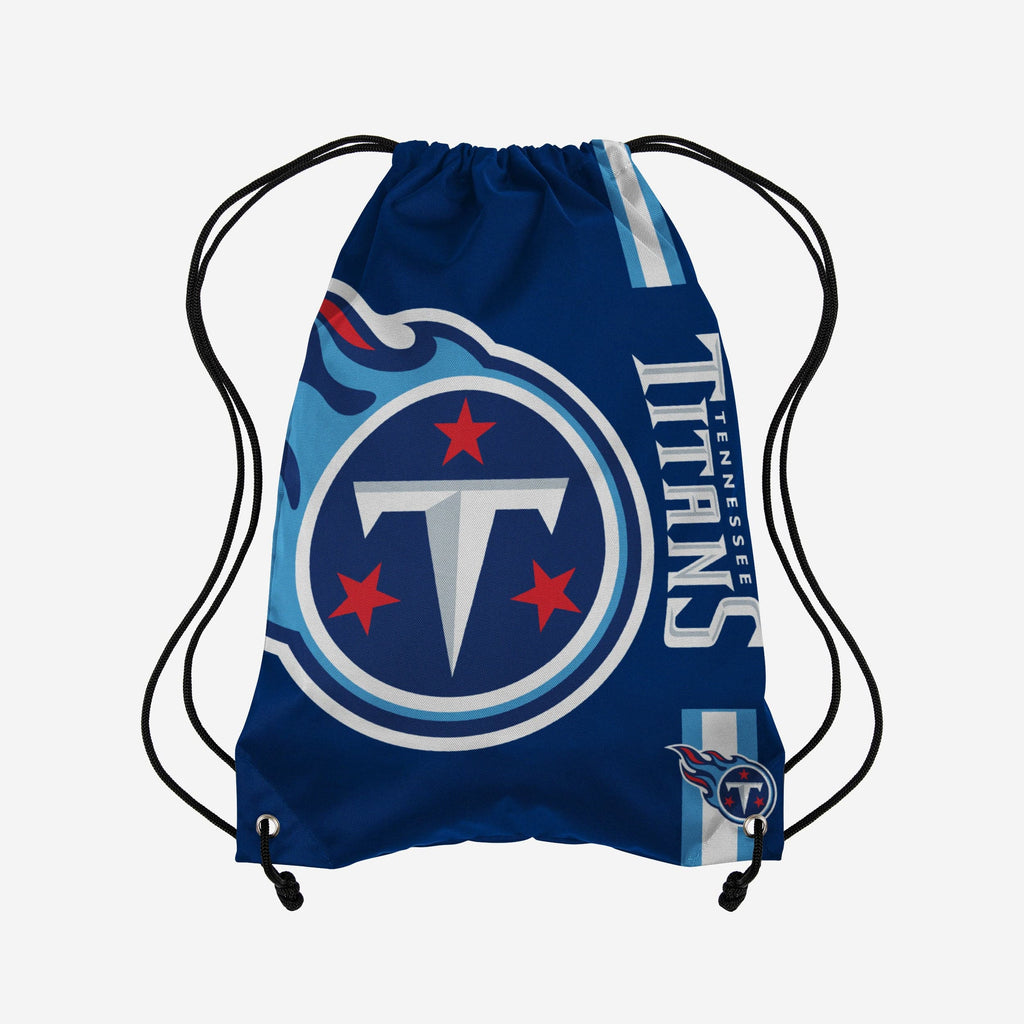 Tennessee Titans Big Logo Drawstring Backpack FOCO - FOCO.com