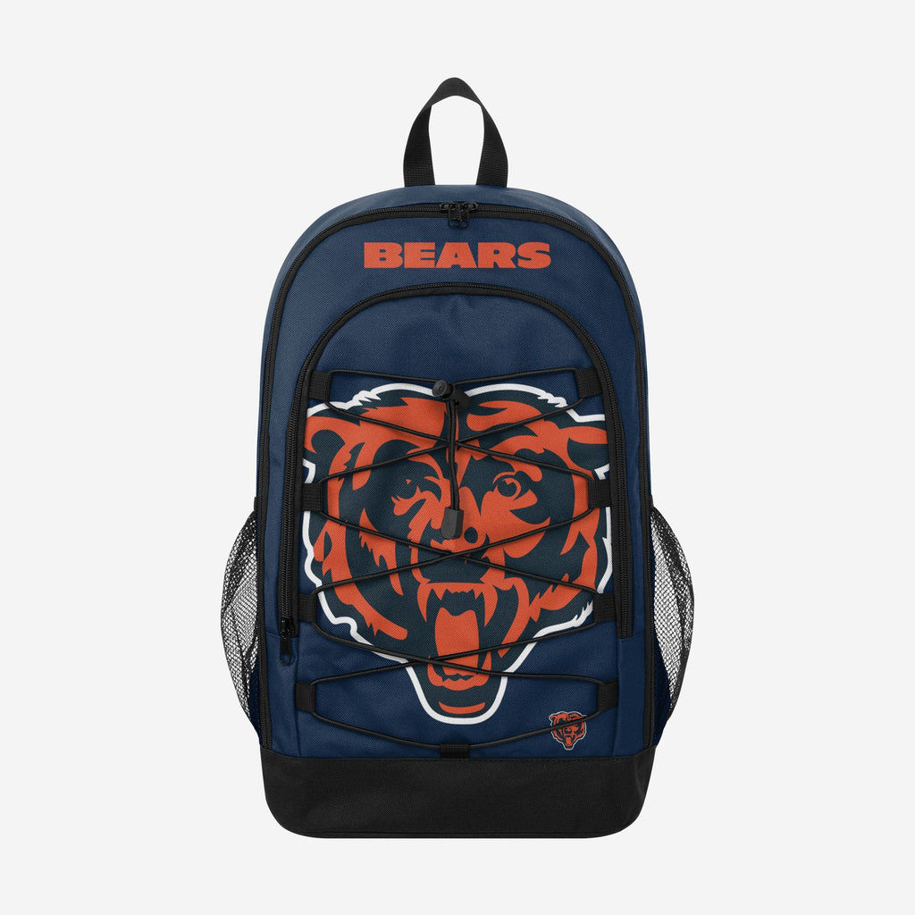Chicago Bears Big Logo Bungee Backpack FOCO - FOCO.com