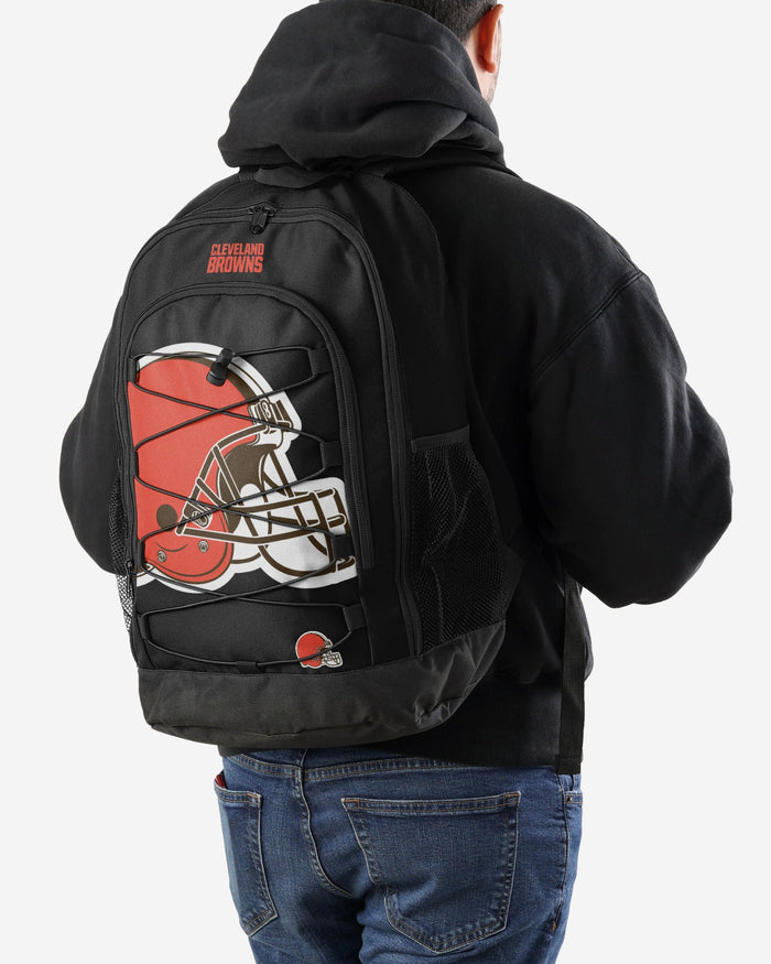 Cleveland Browns Big Logo Bungee Backpack FOCO - FOCO.com