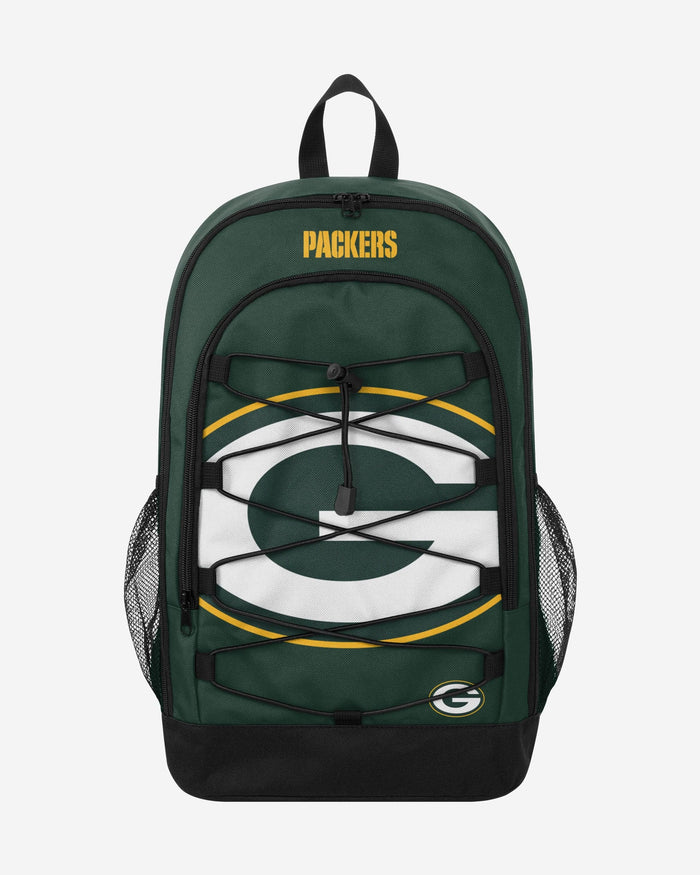 Green Bay Packers Big Logo Bungee Backpack FOCO - FOCO.com