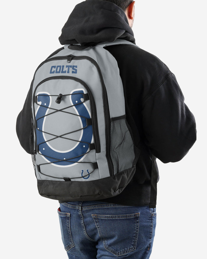 Indianapolis Colts Big Logo Bungee Backpack FOCO - FOCO.com