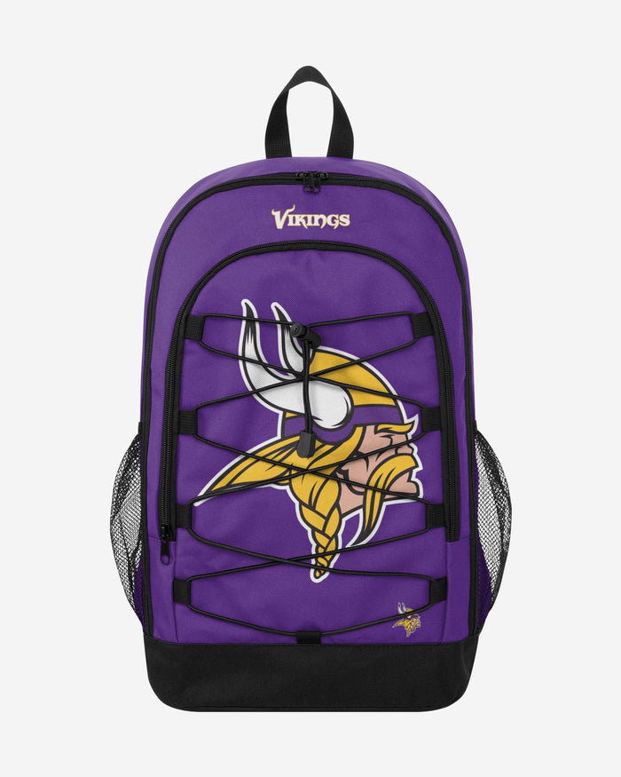 Minnesota Vikings Big Logo Bungee Backpack FOCO - FOCO.com