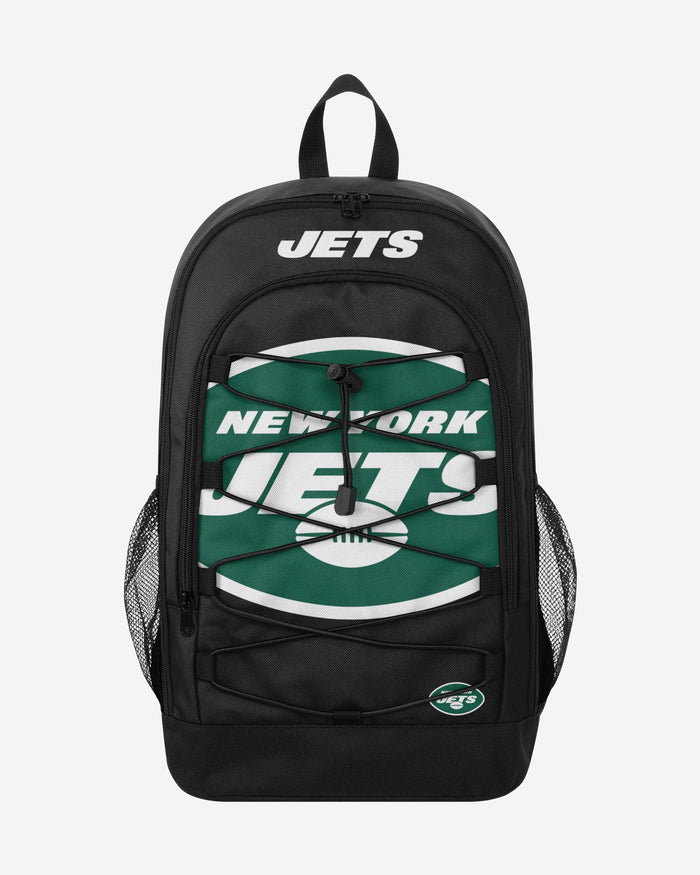 New York Jets Big Logo Bungee Backpack FOCO - FOCO.com