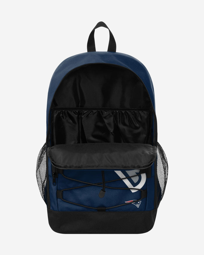 New England Patriots Big Logo Bungee Backpack FOCO - FOCO.com