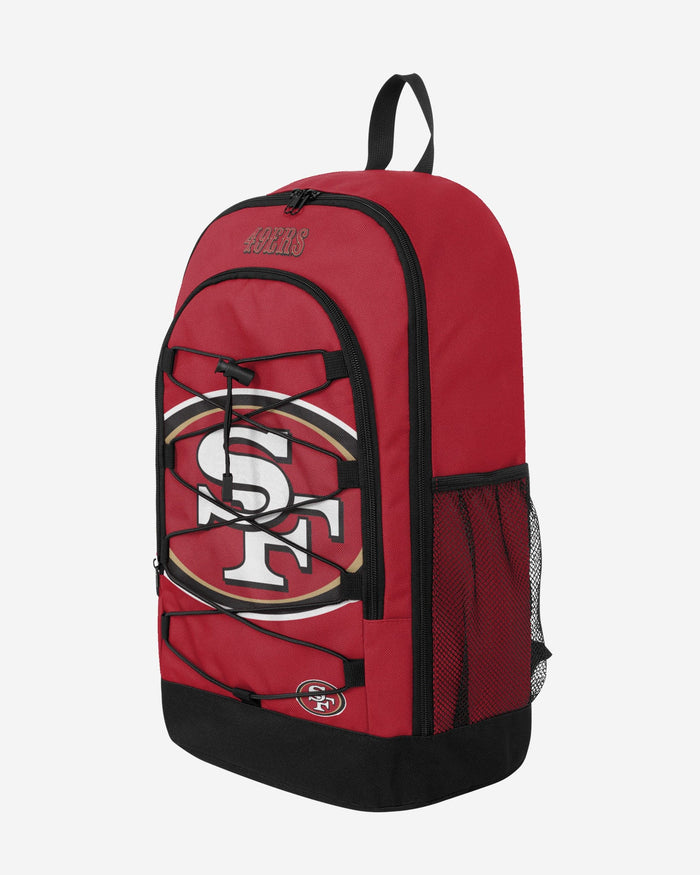 San Francisco 49ers Big Logo Bungee Backpack FOCO - FOCO.com