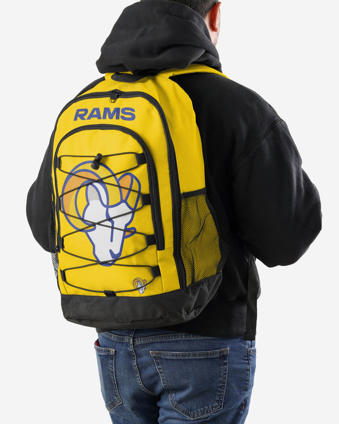 Los Angeles Rams Big Logo Bungee Backpack FOCO - FOCO.com
