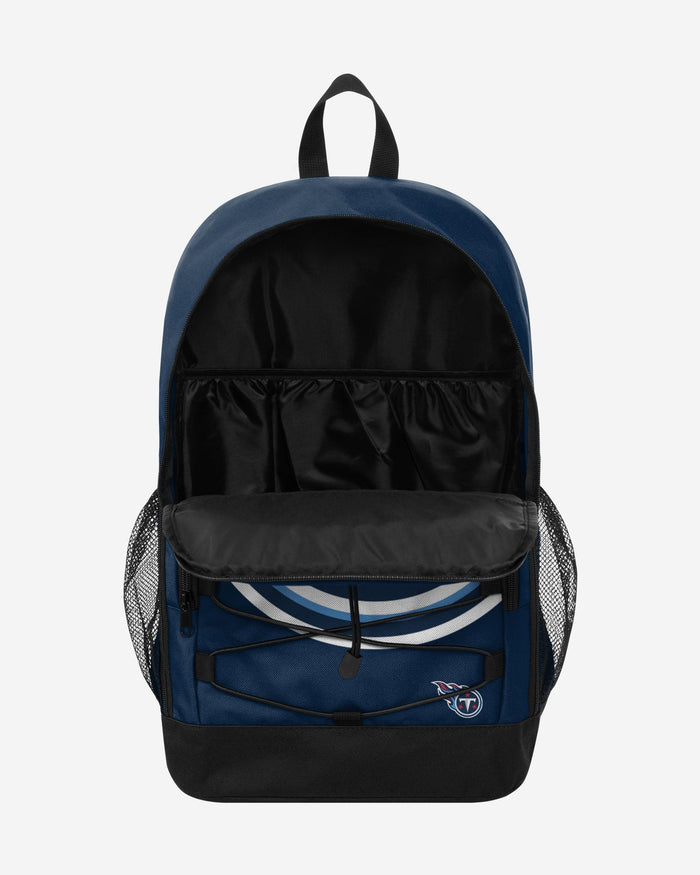 Tennessee Titans Big Logo Bungee Backpack FOCO - FOCO.com