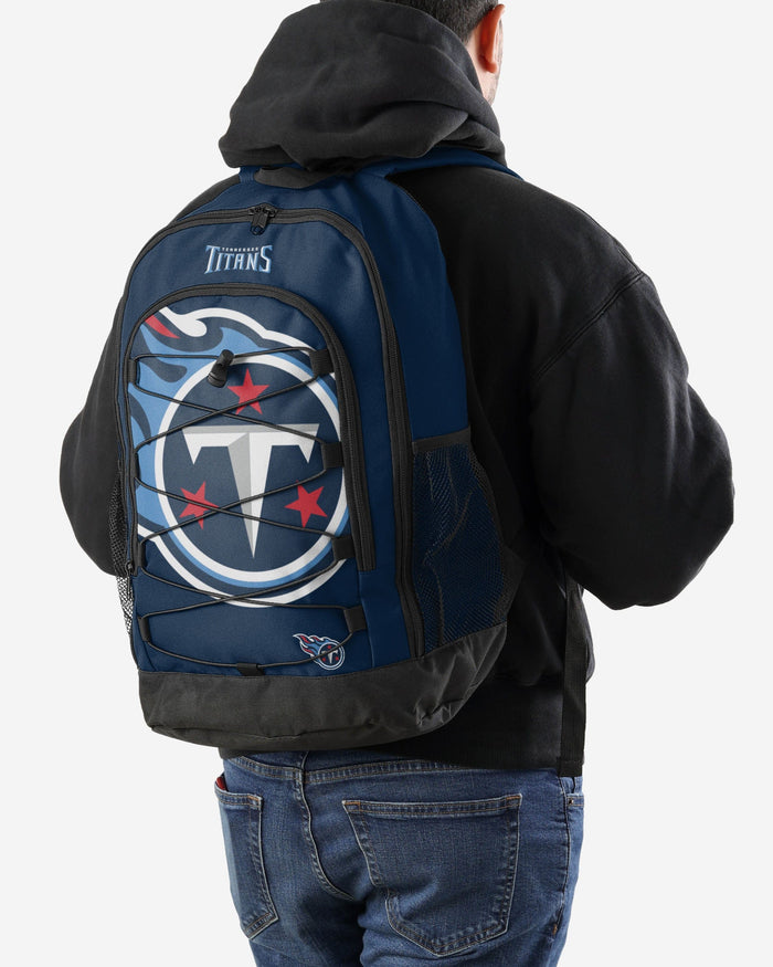 Tennessee Titans Big Logo Bungee Backpack FOCO - FOCO.com