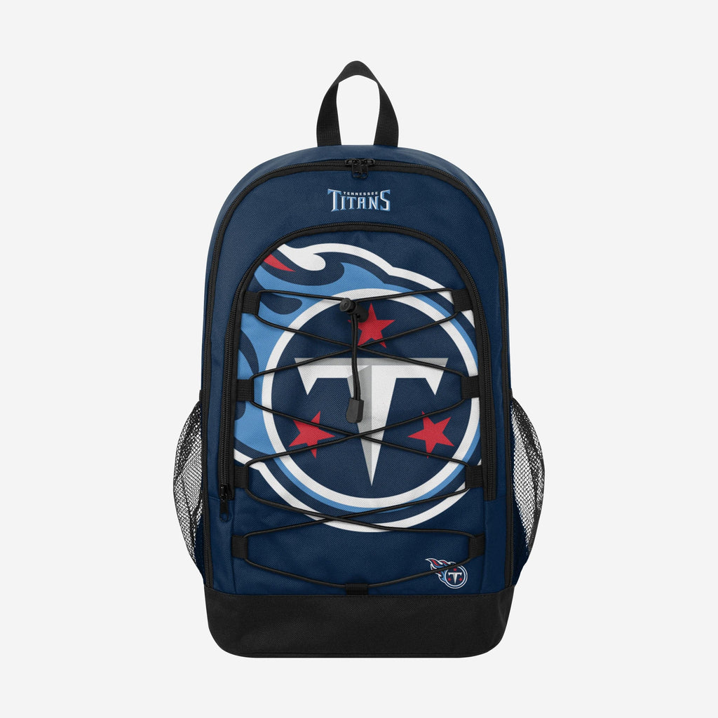 Tennessee Titans Big Logo Bungee Backpack FOCO - FOCO.com