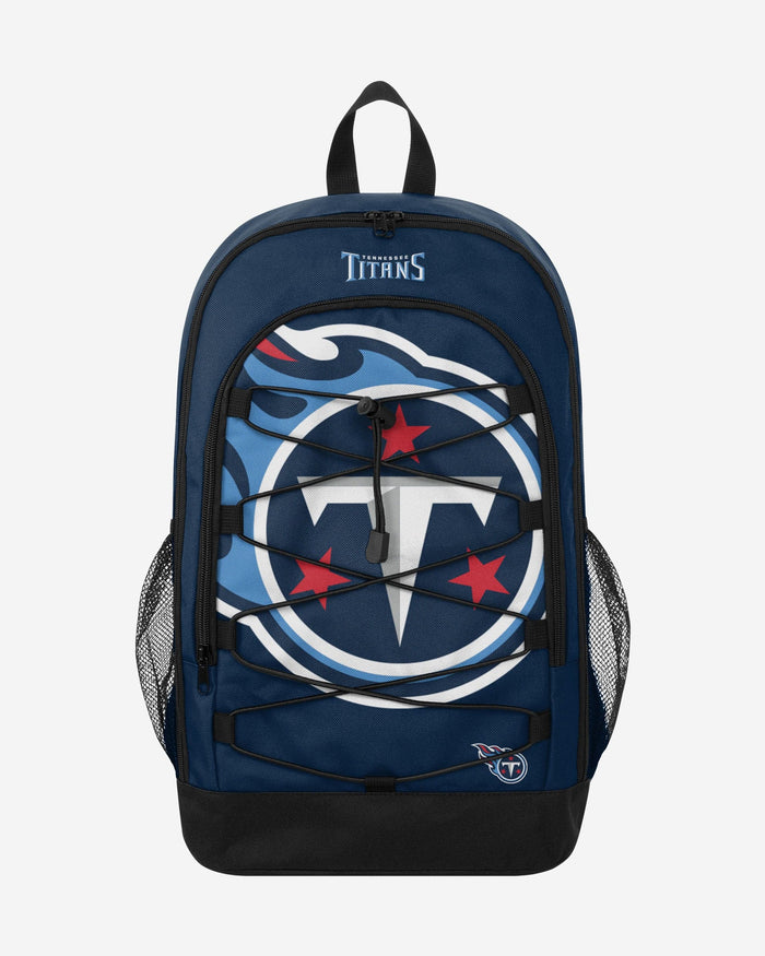 Tennessee Titans Big Logo Bungee Backpack FOCO - FOCO.com