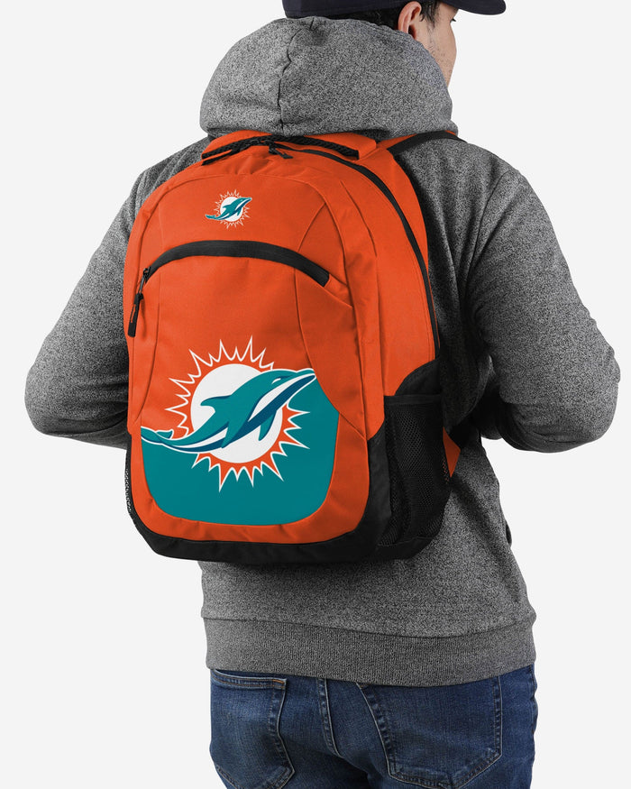 Miami Dolphins Colorblock Action Backpack FOCO - FOCO.com