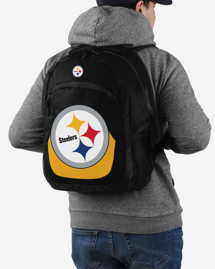 Pittsburgh Steelers Colorblock Action Backpack FOCO - FOCO.com