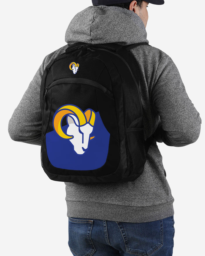 Los Angeles Rams Colorblock Action Backpack FOCO - FOCO.com