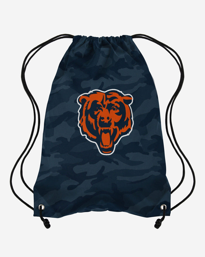 Chicago Bears Big Logo Camo Drawstring Backpack FOCO - FOCO.com