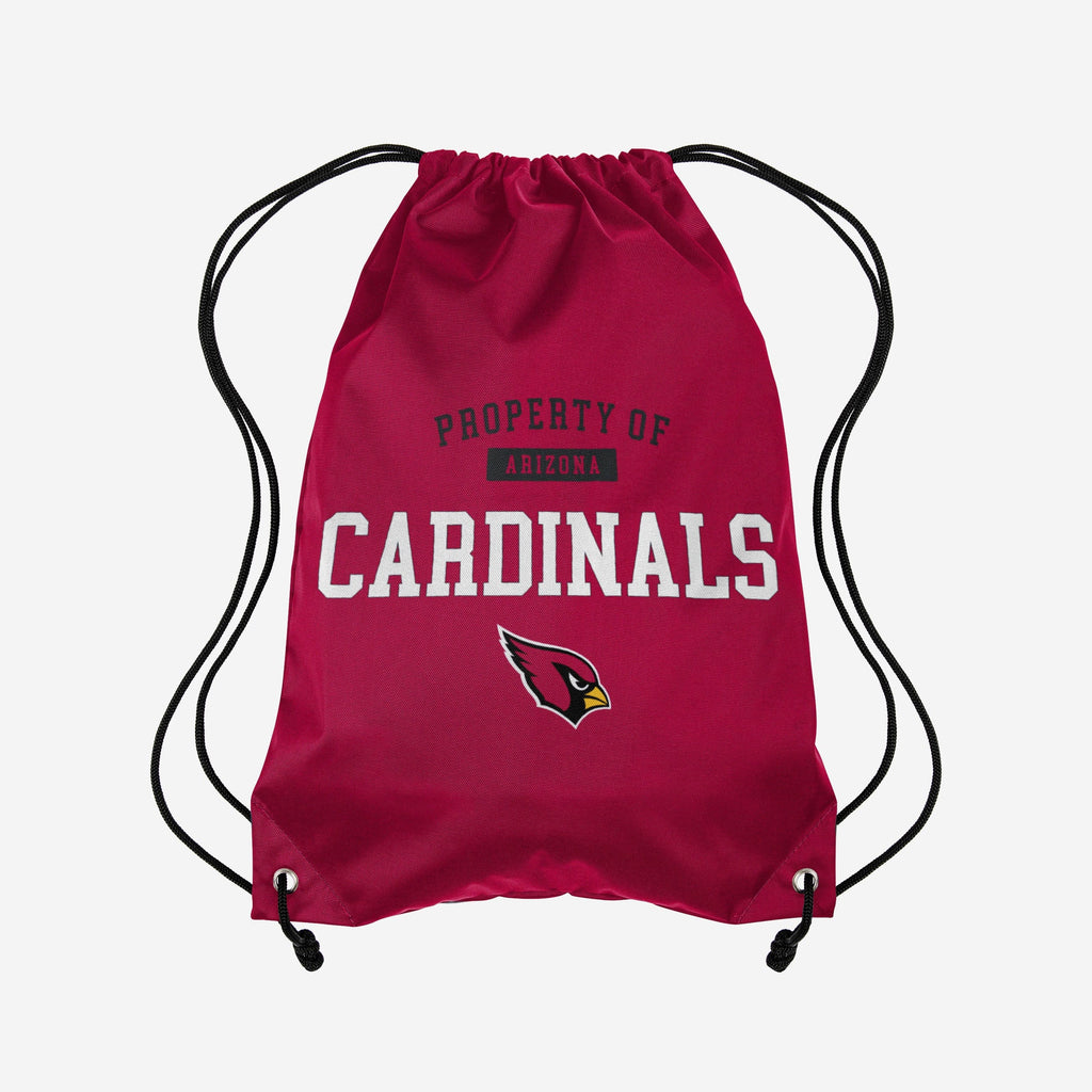 Arizona Cardinals Property Of Drawstring Backpack FOCO - FOCO.com