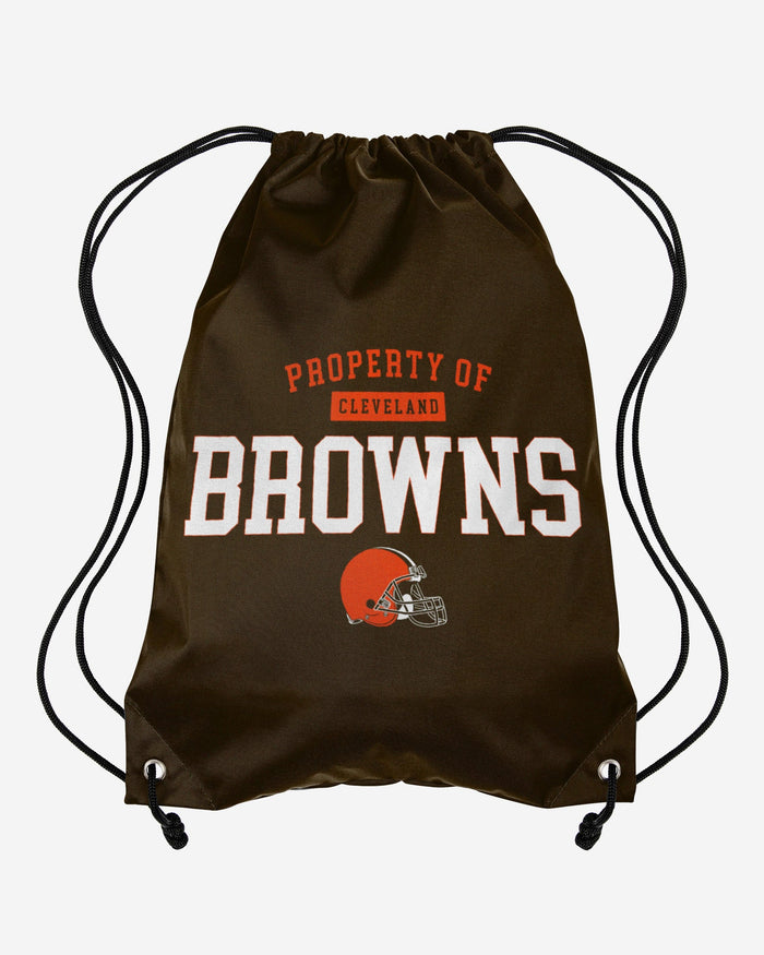 Cleveland Browns Property Of Drawstring Backpack FOCO - FOCO.com