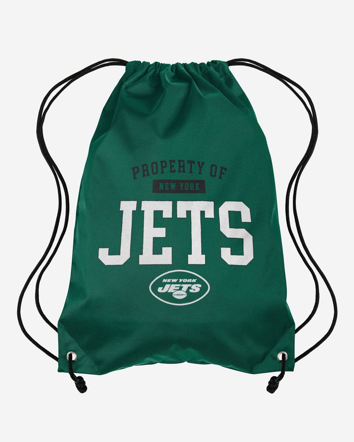 New York Jets Property Of Drawstring Backpack FOCO - FOCO.com