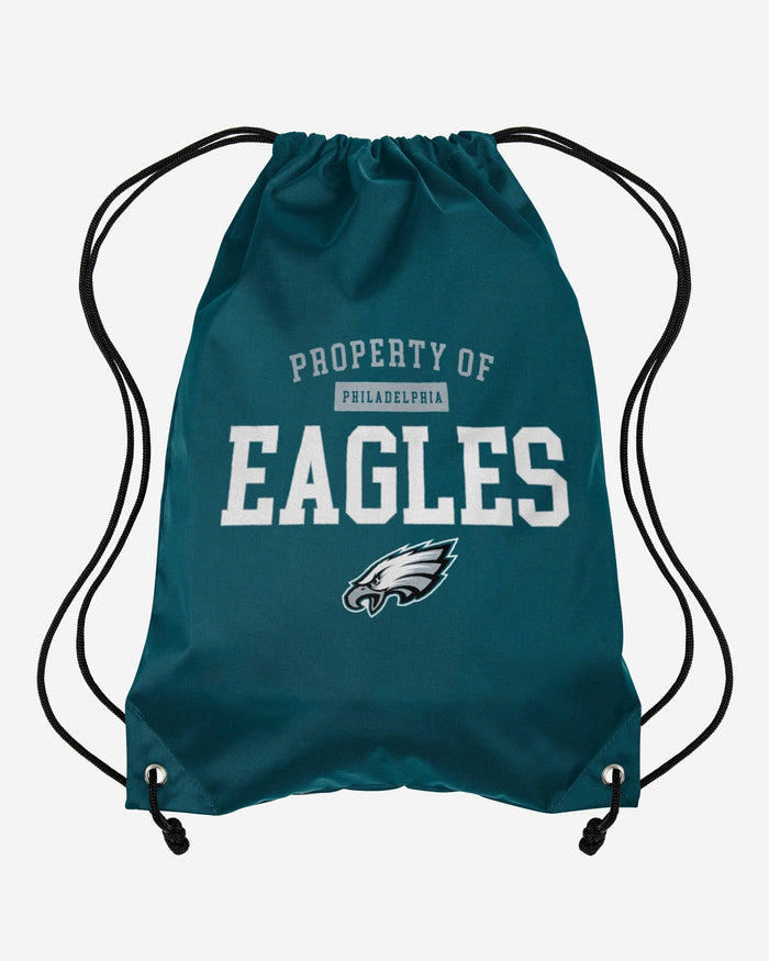 Philadelphia Eagles Property Of Drawstring Backpack FOCO - FOCO.com