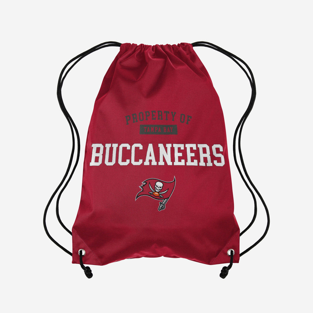 Tampa Bay Buccaneers Property Of Drawstring Backpack FOCO - FOCO.com