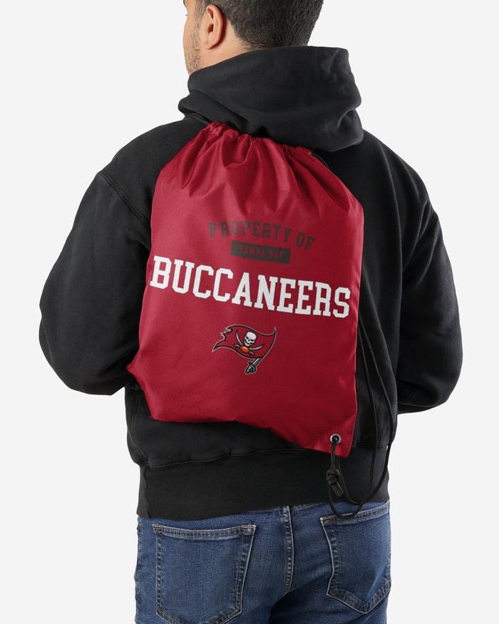 Tampa Bay Buccaneers Property Of Drawstring Backpack FOCO - FOCO.com