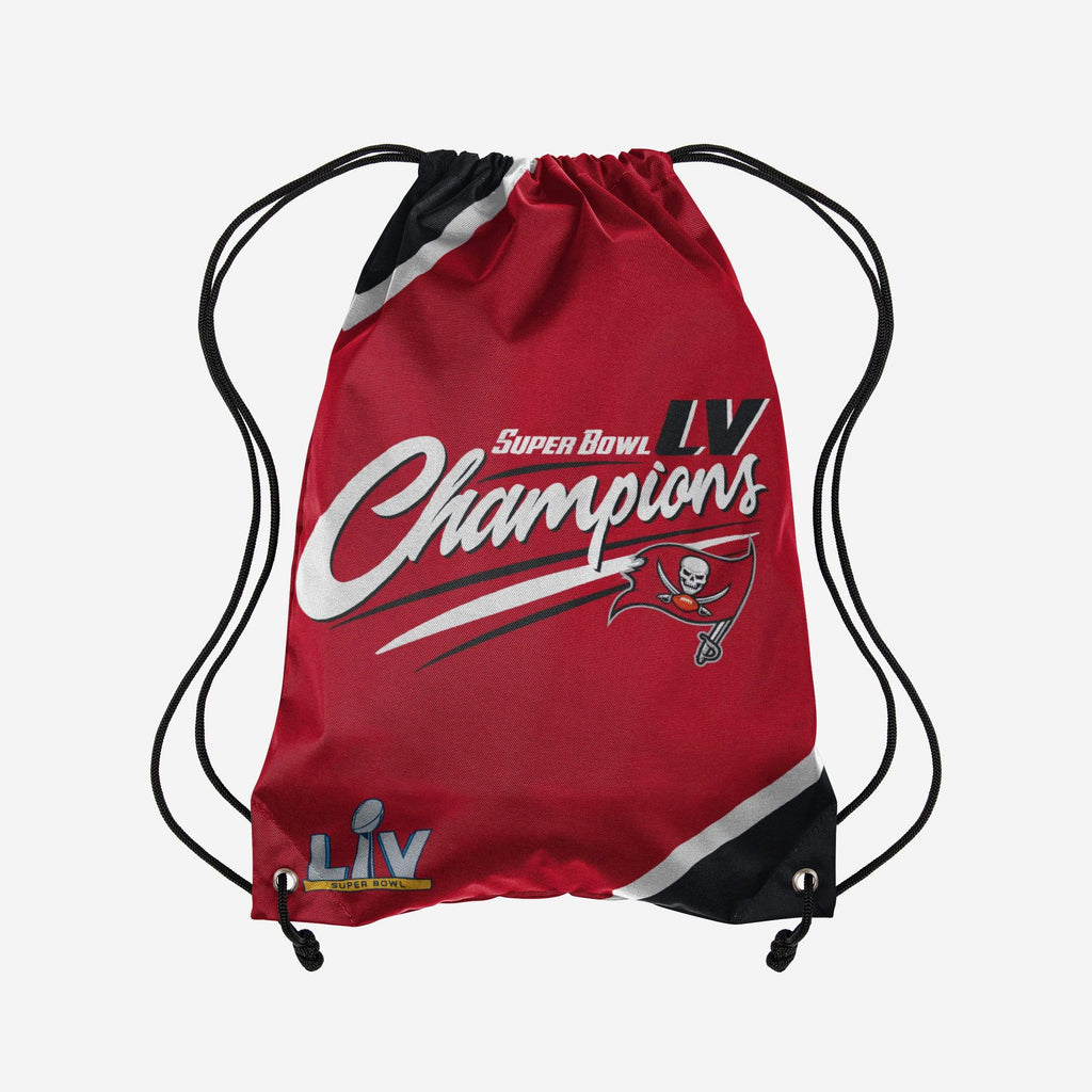 Tampa Bay Buccaneers Super Bowl LV Champions Team Color Drawstring Backpack FOCO - FOCO.com