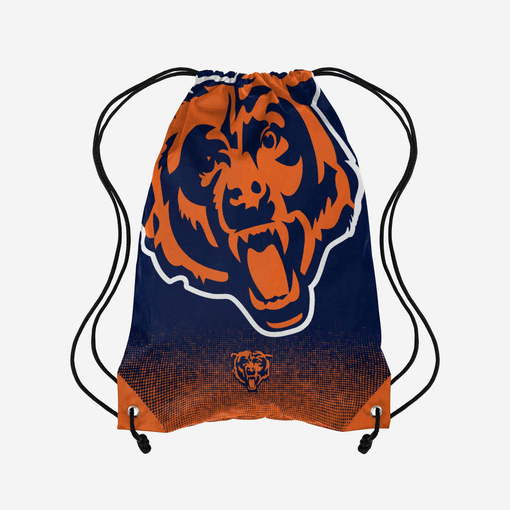 Chicago Bears Gradient Drawstring Backpack FOCO - FOCO.com