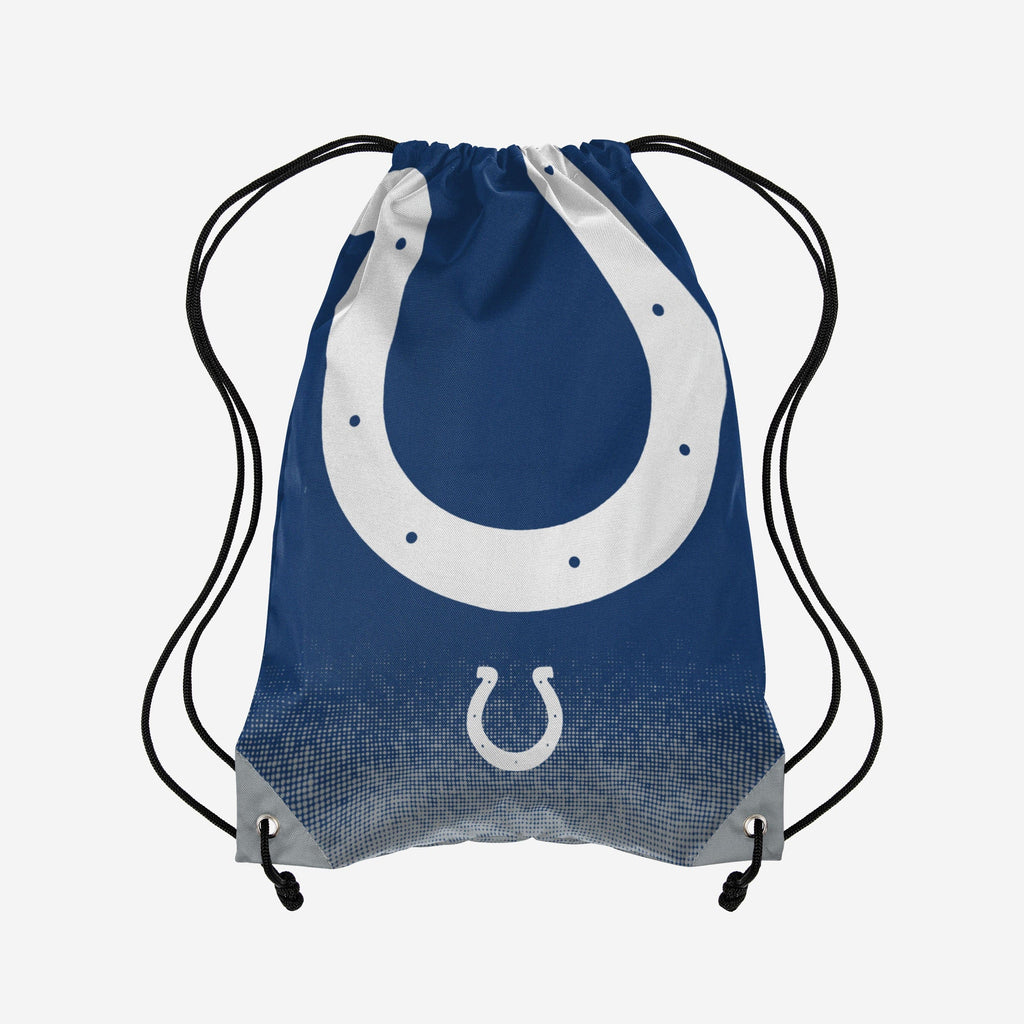 Indianapolis Colts Gradient Drawstring Backpack FOCO - FOCO.com