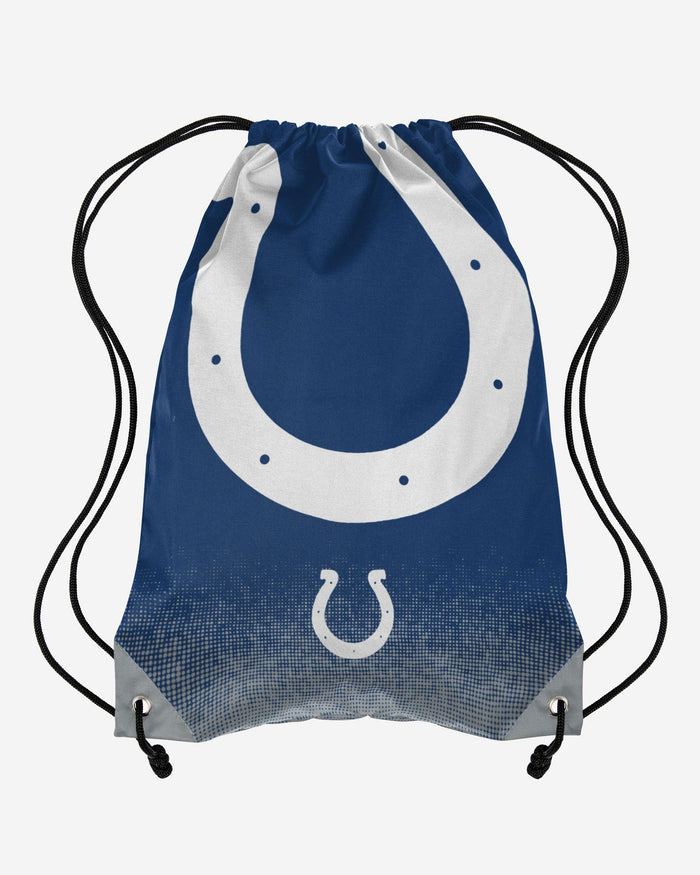 Indianapolis Colts Gradient Drawstring Backpack FOCO - FOCO.com