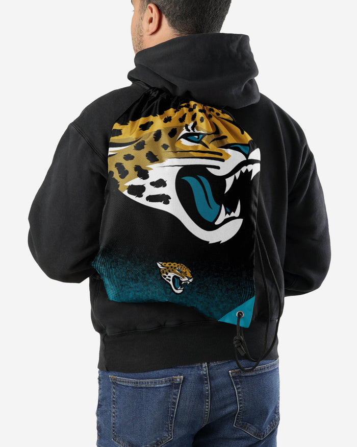 Jacksonville Jaguars Gradient Drawstring Backpack FOCO - FOCO.com