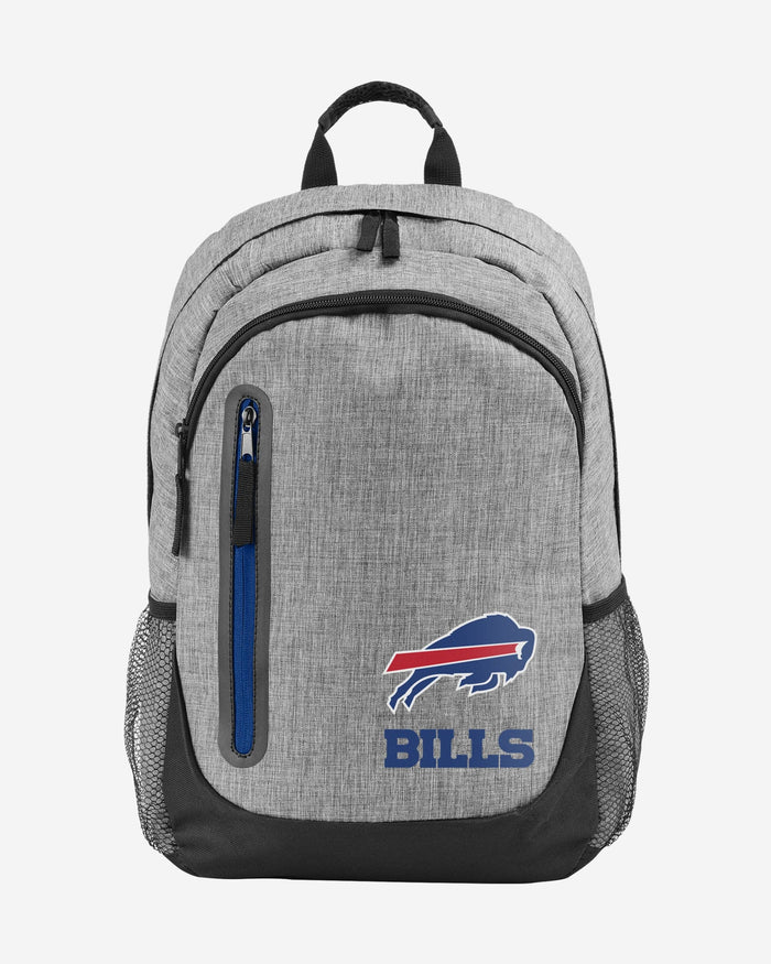 Buffalo Bills Heather Grey Bold Color Backpack FOCO - FOCO.com