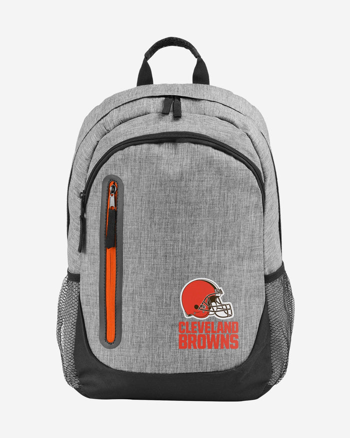 Cleveland Browns Heather Grey Bold Color Backpack FOCO - FOCO.com