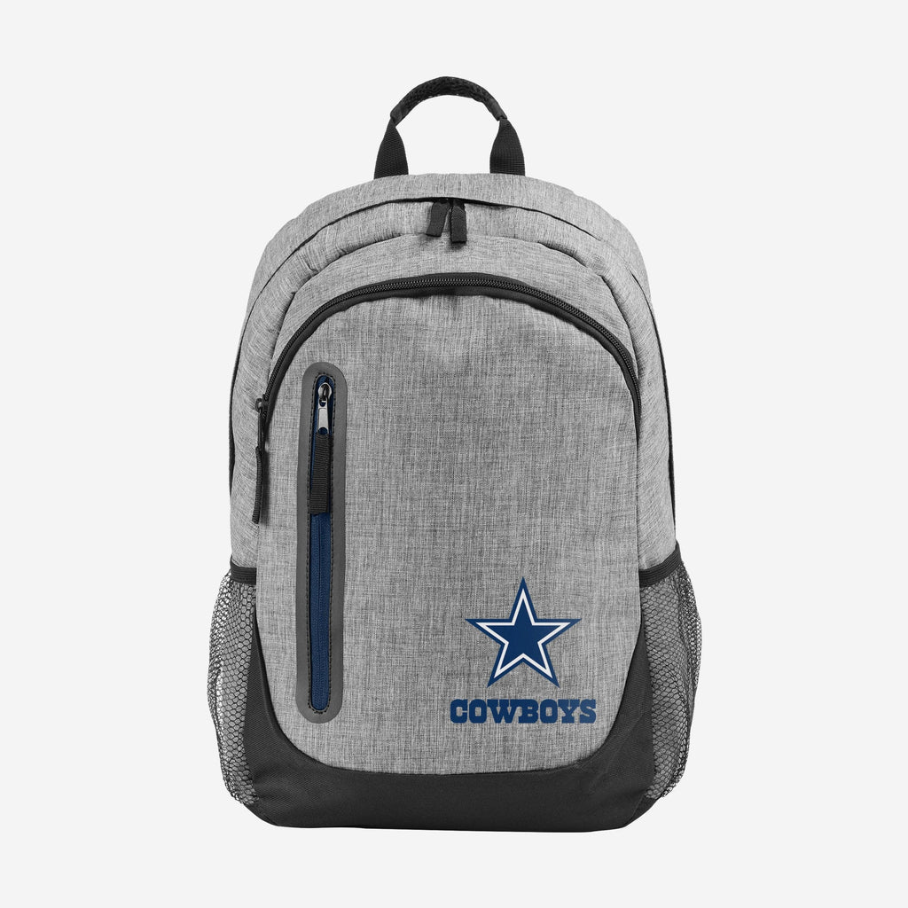 Dallas Cowboys Heather Grey Bold Color Backpack FOCO - FOCO.com