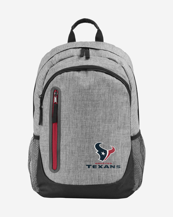 Houston Texans Heather Grey Bold Color Backpack FOCO - FOCO.com